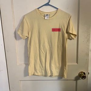 Yellow simply southern crab shirt